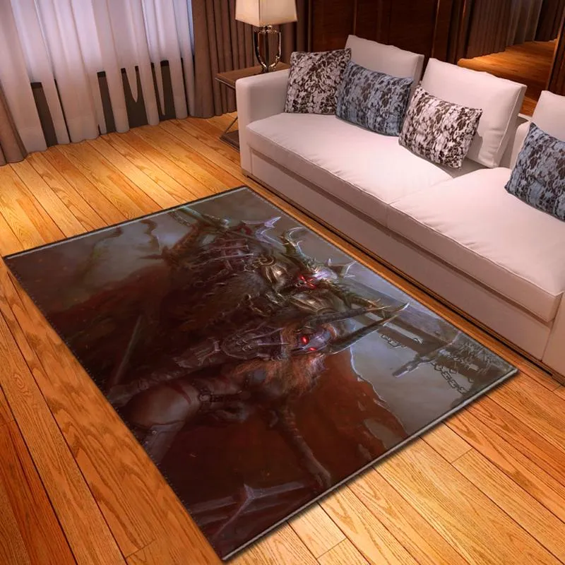 Tapijten Halloween Schedels Tapijt Party Decoratieve Horror Mat Tieners Jongens Kamer Individualiteit Vloermat Nachtkastje Woonkamer Tapijten334V