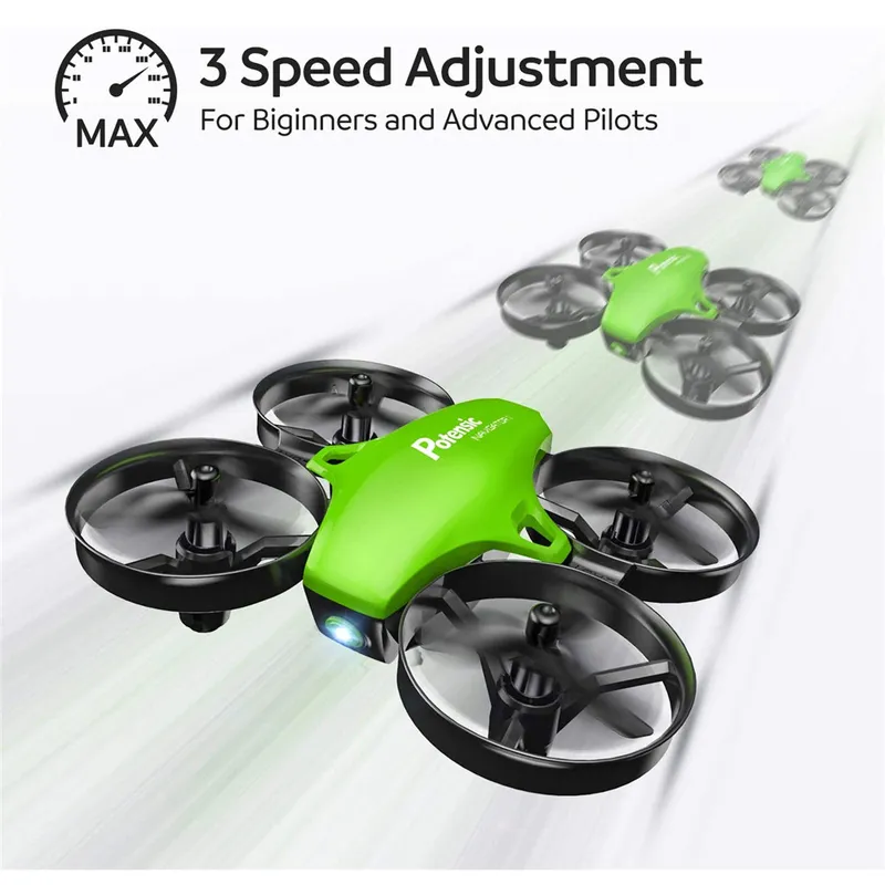 Potensic A20 Mini Drone pour Enfants Débutants Facile à Voler Mode Sans Tête RC Hélicoptère Quadricoptère Télécommande Avec 3 Piles 220216