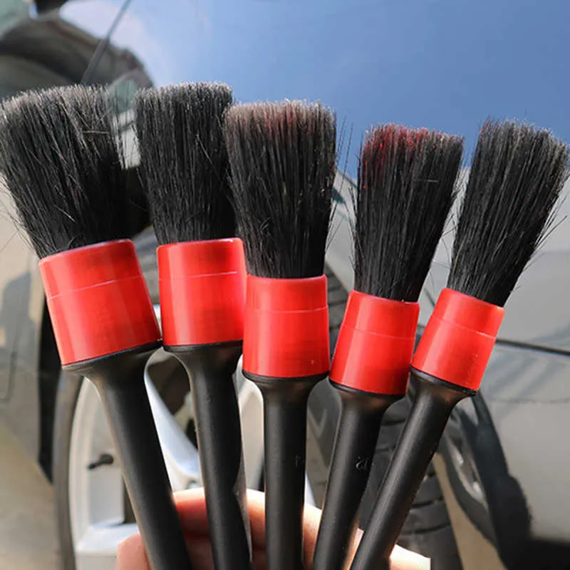 Car Detailing Brush Auto Rengöring Set Dashboard Air Outlet Rengör verktyg Tillbehör