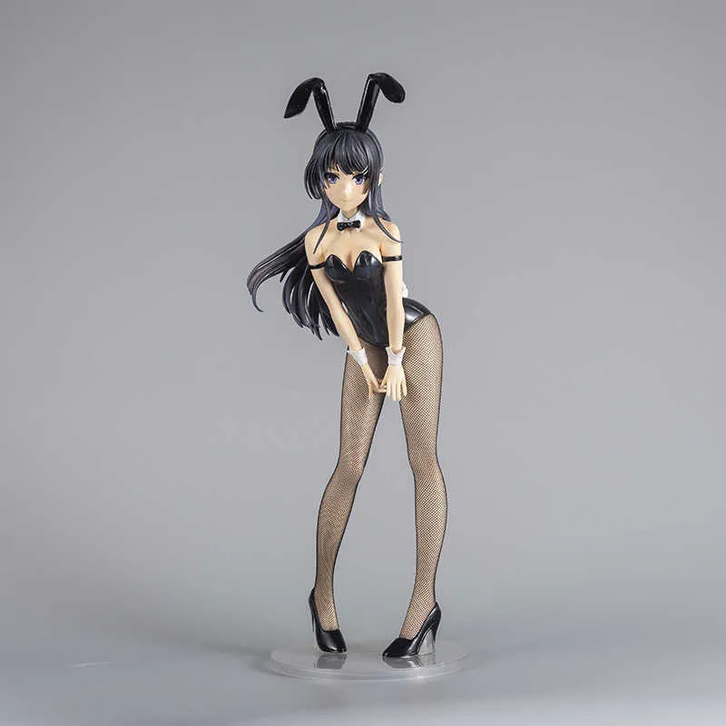 Rascal droomt niet van Bunny Sexy Girl Action Figuur Anime 40cm Senpai Sakurajima Mai PVC Actie Figuur speelgoedmodel Pop Gifts Y072716514