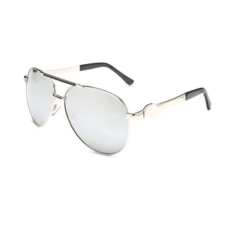Color Film Brand Pilot Sunglasses For Men Women Fashion Metal Frame Designer Eyeglasses Cycling Sun Glasses Uv Protection Eyewear265U