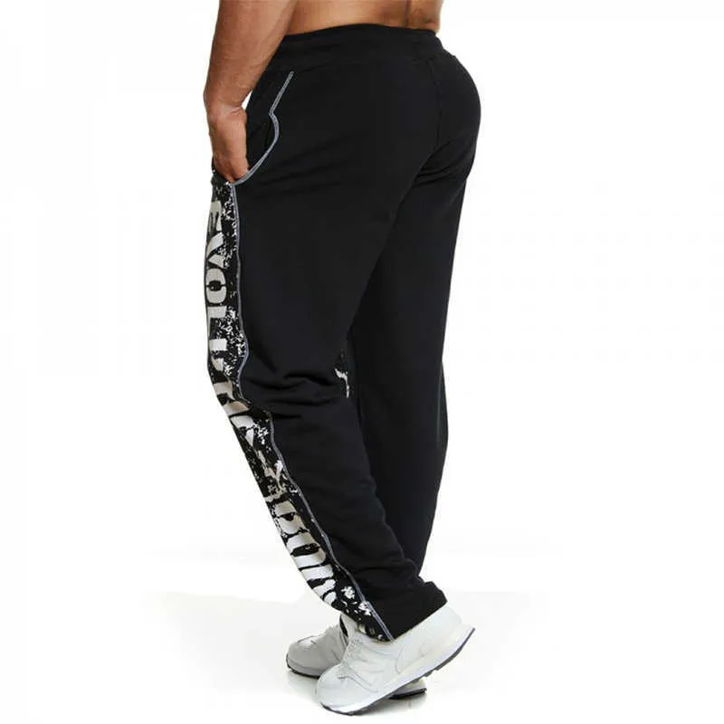 Neue Laufen Jogging Hosen Männer Baumwolle Weiche Bodybuilding Jogger Jogginghose Harem Lange Hosen Fitness Sport Training Hosen Y0927