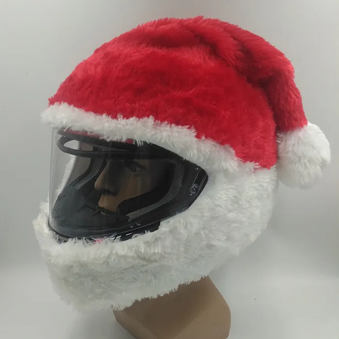 Chapeau de casque de moto, casquette de noël, couverture cadeau, étui fou amusant pour l'extérieur, casque complet personnalisé 293v