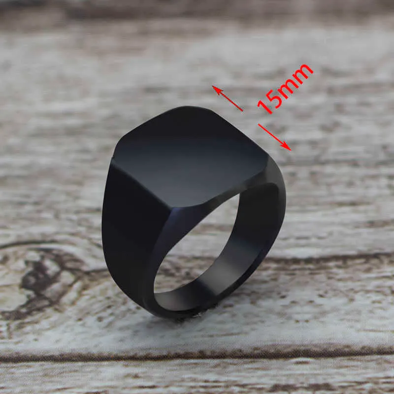 Bague carrée noire, Style Simple, bijoux de fiançailles et de mariage classiques, à la mode, 2020