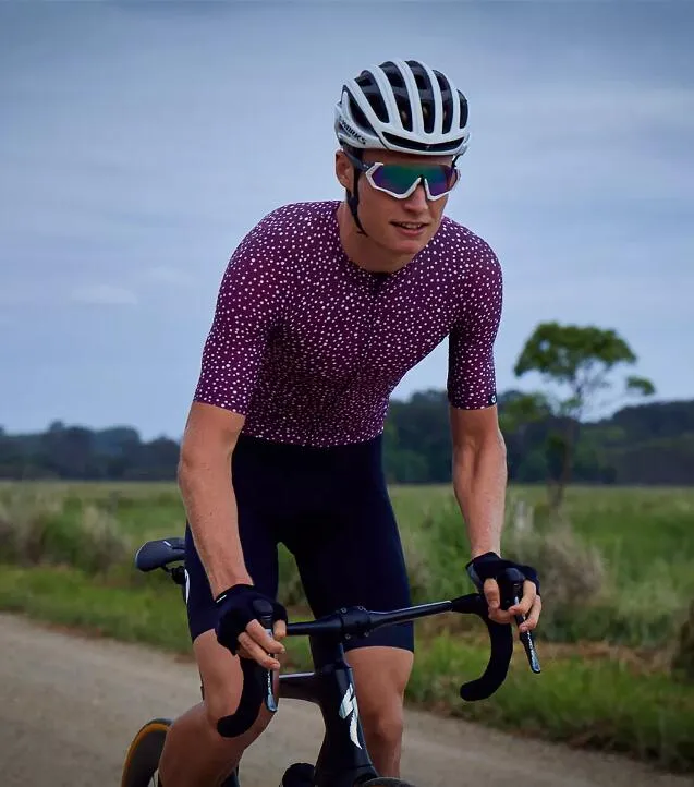 2021 Camiseta ciclista Black Sheep Pro Team Areo manga corta nuevo corte aerodinámico con tejido ligero para hombre y mujer rosa3254455