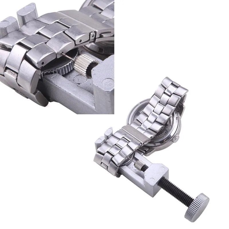 Kits d'outils de réparation tout en métal réglable Bracelet de montre Bracelet lien broche outil de retrait Kit329c