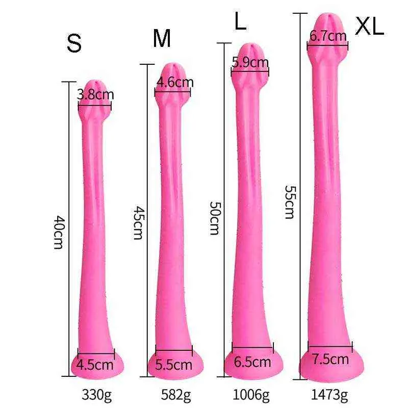 Nxy Anal Toys New Trend Snake Dildo Sex for Women Men Plug Long Big Dildos Vaginal Dilator Faloimetor 1218