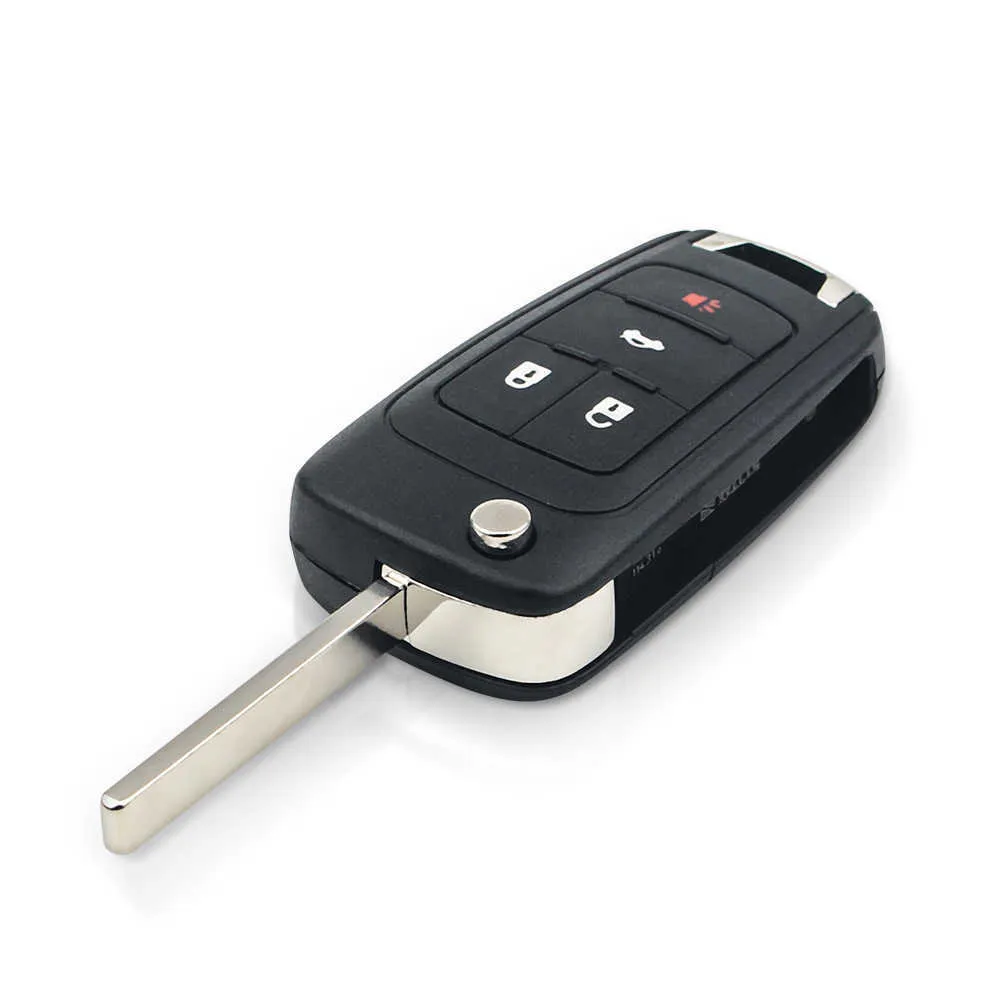 För Opel Vauxhall Zafira Astra Insignia Holden Flip Car Key Shell Cover FOB -fodral med skruv 2 -knappen Remote Key7428093