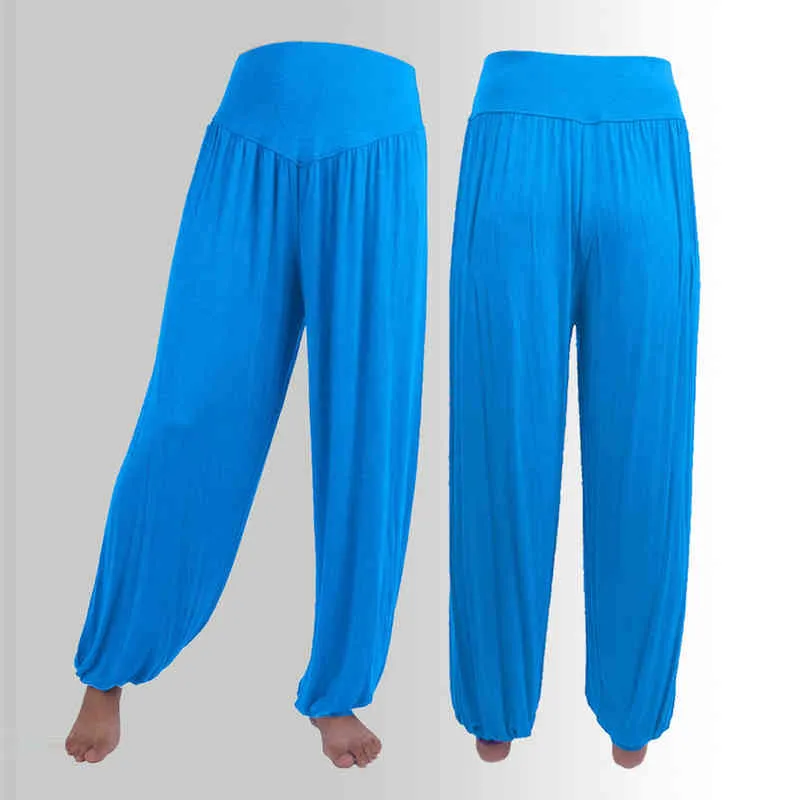 Pantaloni da jogging da donna pantaloni da Yoga Casual pantaloni Harem da ballo sportivi in cotone morbido elastico allentato @ 40 H1221