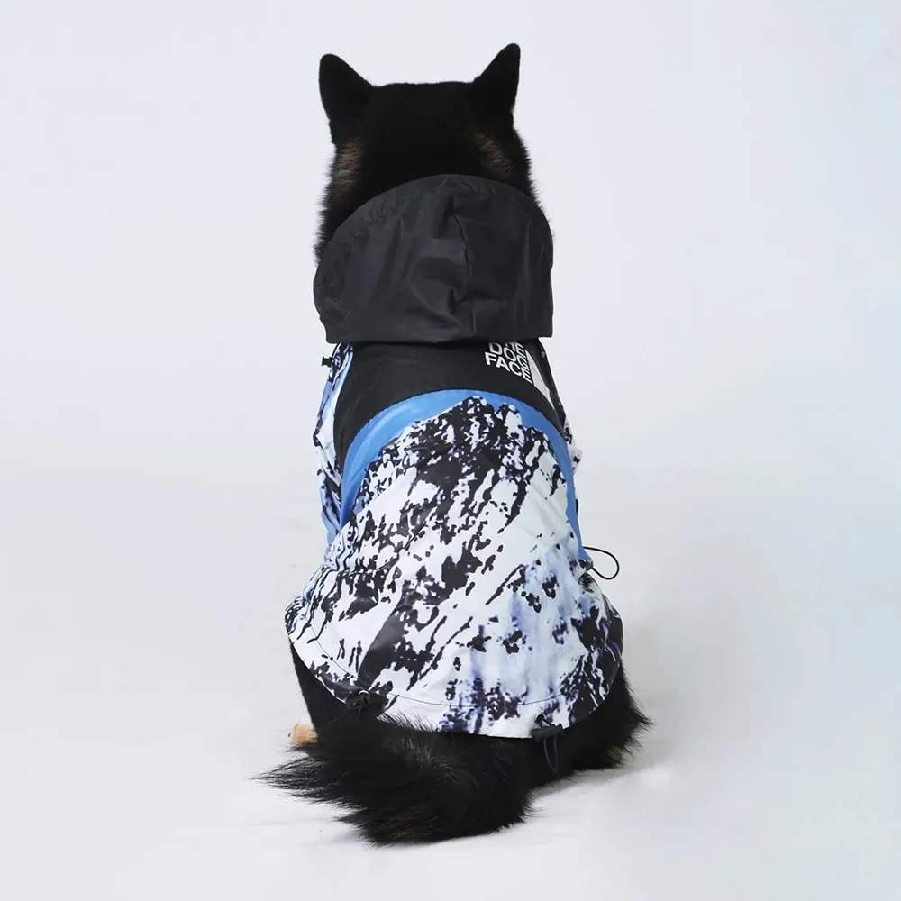 Hondenkleding regenjas voor kleine grote honden windjas Windbreaker Franse hoodie voor honden kleding jas chihuahua hond gezicht