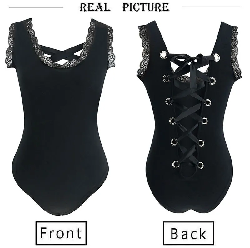 여름 레이스 스티치 다시 크로스 스트랩 조끼 검은 셔츠 여성 캐주얼 바닥 섹시한 톱 210520