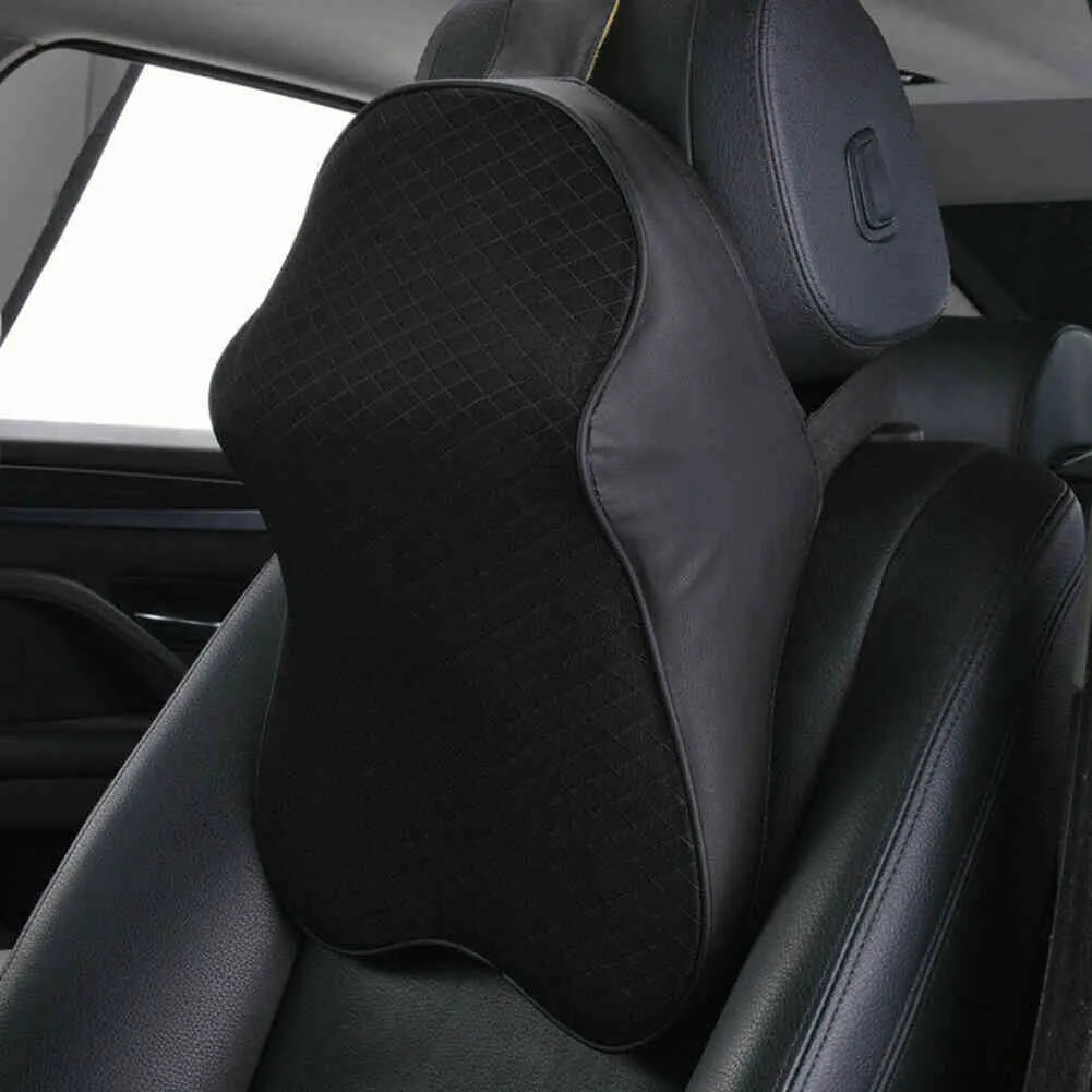 Appui-tête ergonomique de voiture, oreiller en mousse à mémoire de forme, coussin de couchage, siège Auto, Support de tête, protection du cou