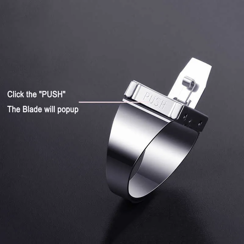 Личная защита кольцо невидимое личное безопасность мужчин и женщин самооборона личная кольцо мода Мужчины и выбор женщин Y0315N