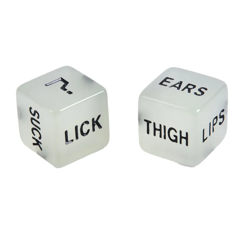Funny Glow In Dark Love Dice Toys Adult Couple Lovers Games Aid Sex Party Toy Valentines Day Gift For Boyfriend Girlfriend214M