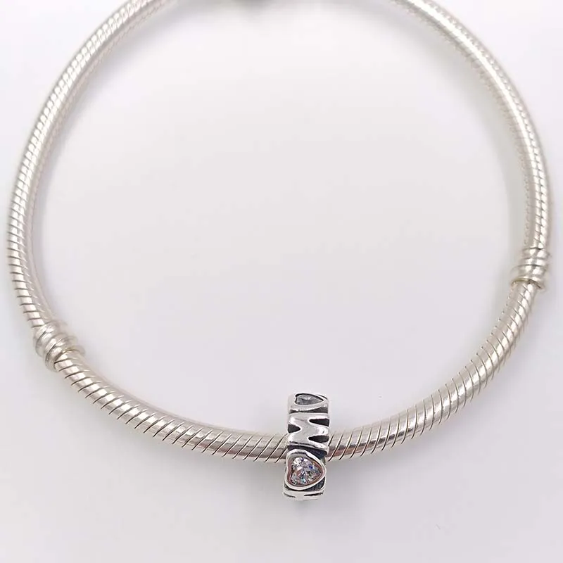 DIY Charms Perlen für Diamant Schmuckherstellung Mutters Stolz Spacer Pandora Silber Tier Armband Frauen Männer Kristall Armreif Halskette Anhänger Geburtstag Geschenke 791520CZ