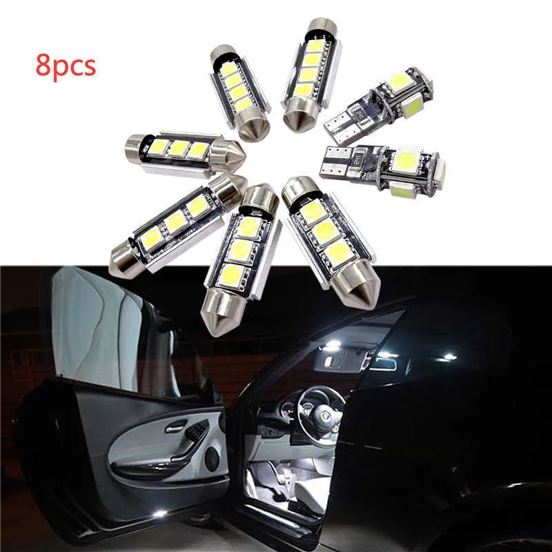 Car Interior Lamp LED Light Reading Front Dome White Light Kit for Audi A4 B6 8E J1 2001-2004 Car Accessories Light