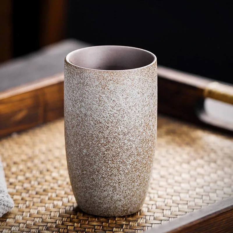 Mugs 230ML Japanese Retro Tea Cups Vintage Porcelain Water Cup Household Espresso Coffee Mug Ceramic Latte Teacup Stoare297E