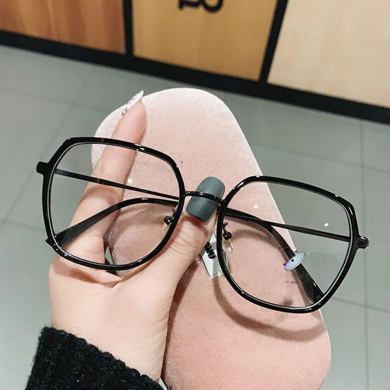 ブランドベージュホワイトグリーンラウンド透明メガネフレームコンピュータアンチブルーライトヴィンテージ韓国の女性眼鏡ファッションSU253B
