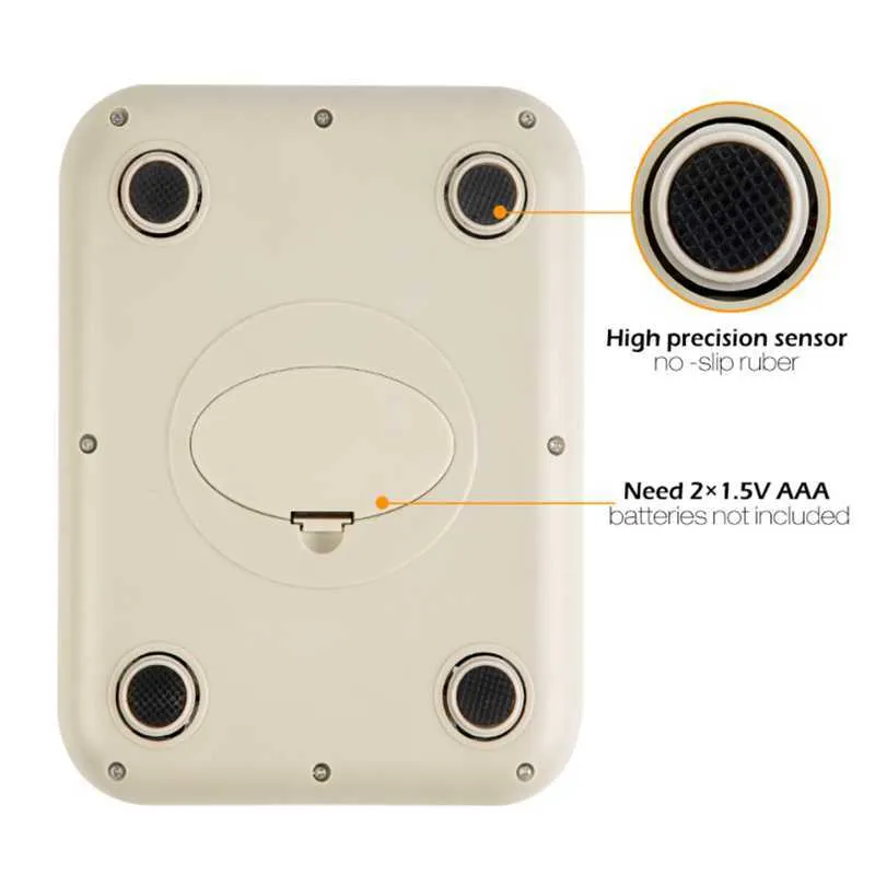 Bilancia da cucina elettronica Digitale multifunzione alimenti Piattaforma in acciaio inossidabile Display LCD Apparecchio di cottura 210728