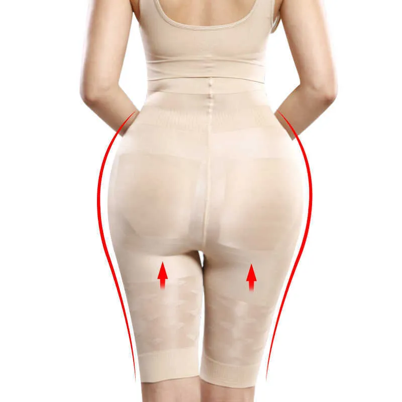 Ny Shapewear High Waist Byxor Bantning Skönhet Bodysuit Korsettform Svart Kvinnor Fett Slim Skärningar Brinnande Sexiga Underkläder