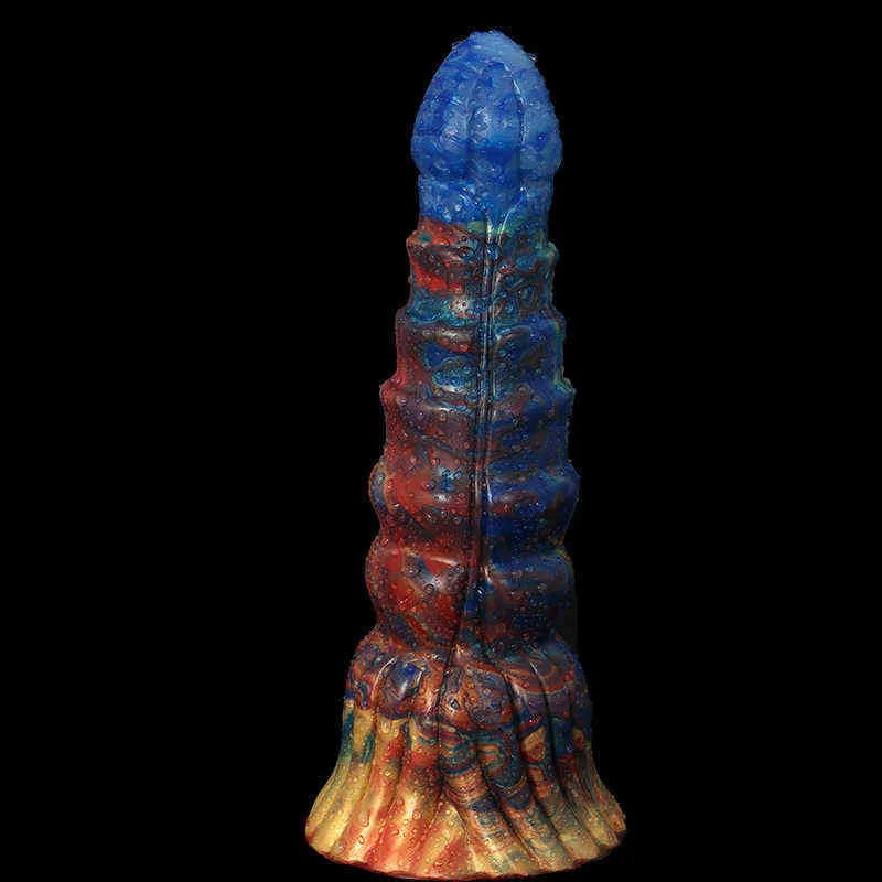Nxy dildo's anale speelgoed nieuwe kleur silicagel plug toren gevormde gesimuleerde penis vrouwelijke masturbatie plezier speelgoed 0225