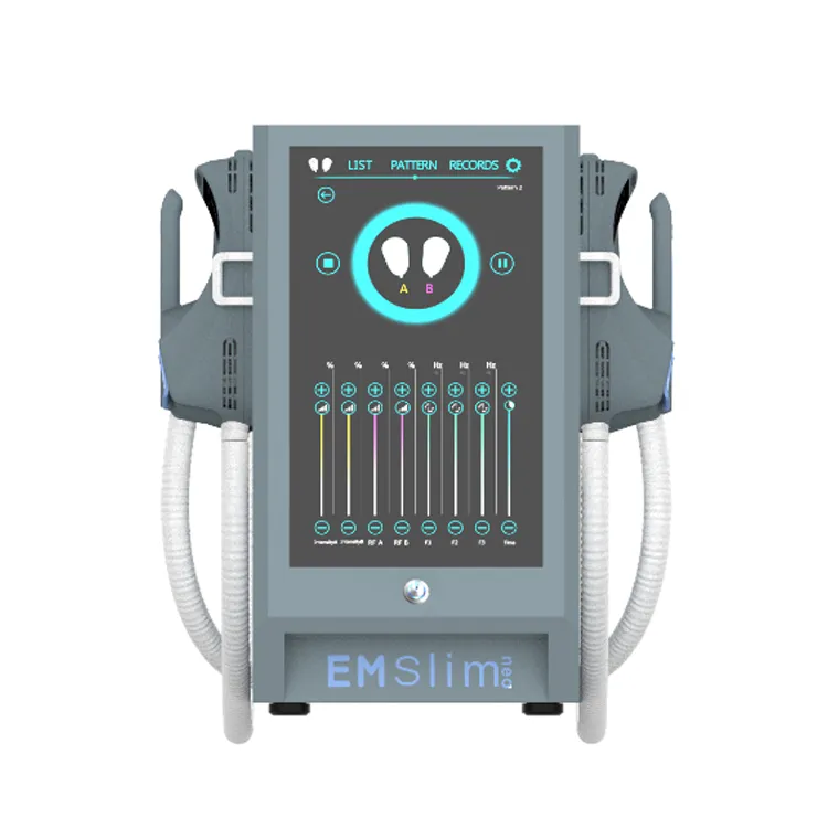 En yeni 4 kol EMSLIM RF EMS İnce Elektromanyetik Kas Oluşturma Yağ Yakma Makinesi Ultrashape Makineleri Yağ Burn