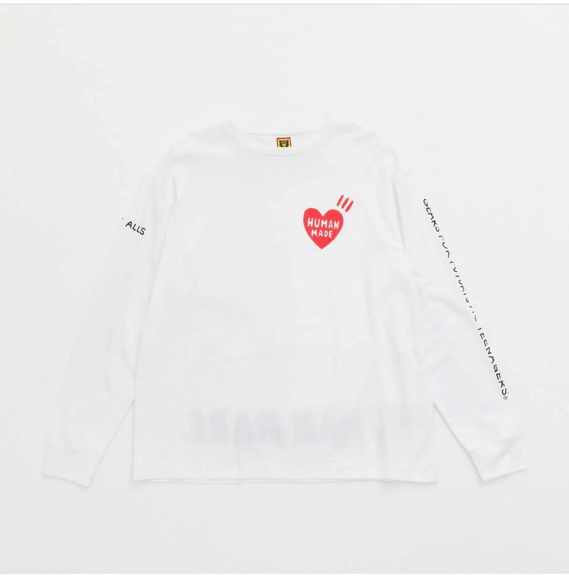 Human Made Harajuku Streetwear Japan Style Heart Longsleeve Tshirts X06281112547