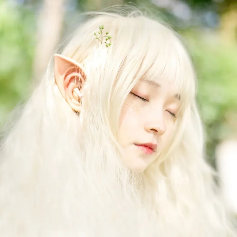 e mystérieuse ange oreilles d'elfe fée Cosplay accessoires Halloween fête de Noël Latex doux pointes fausses oreilles accessoires New9522421
