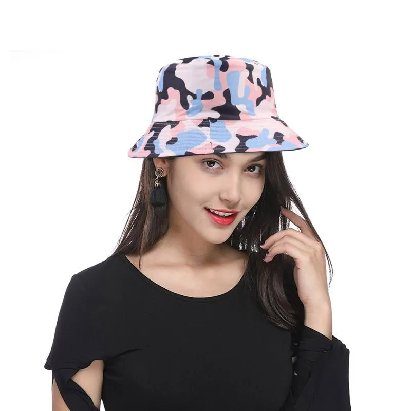 Dessins animés d'été Graffiti Bucket Hat pour femmes hommes en plein air pliable Bob pêcheur filles garçons Gorros Panama Sun large bord chapeaux204x