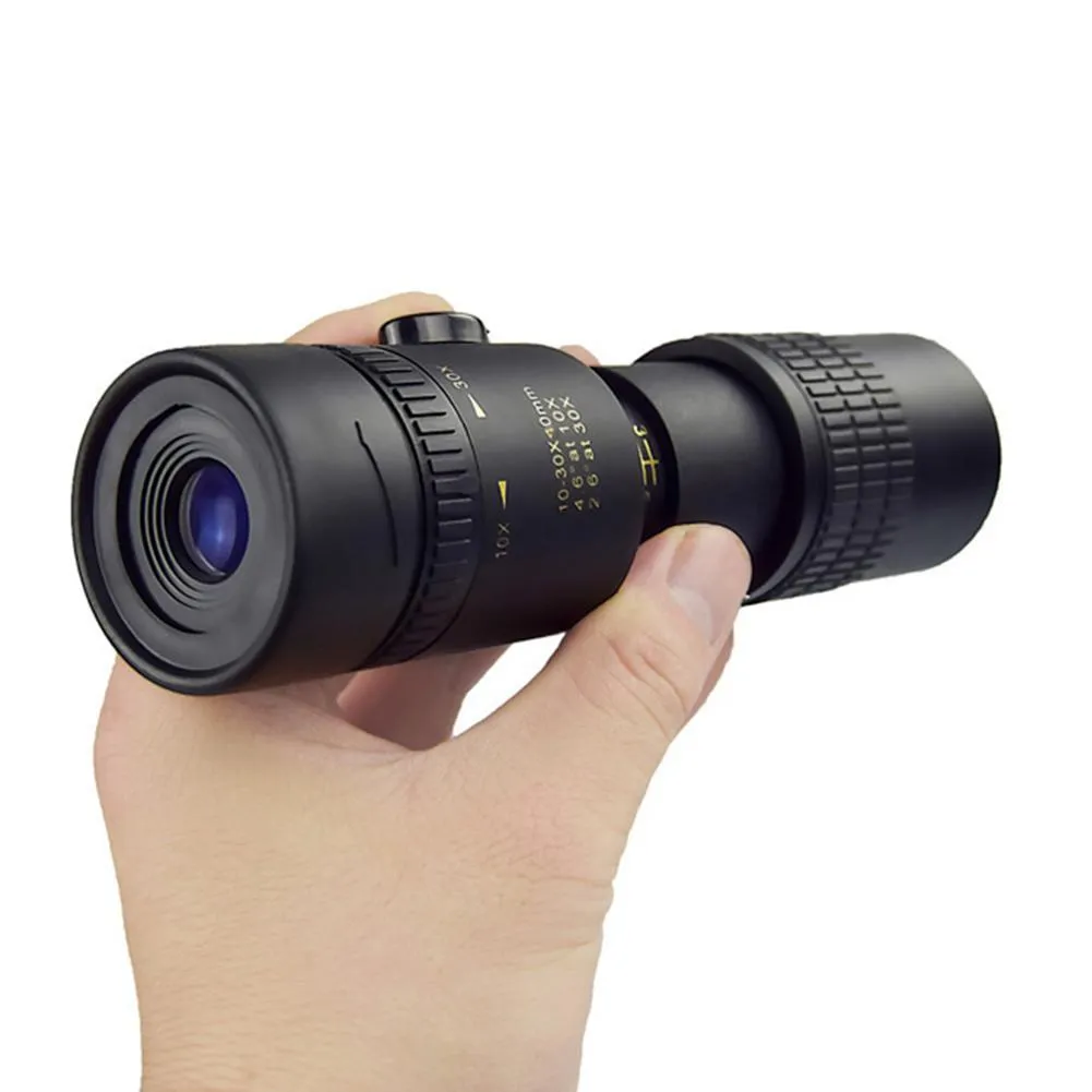 4K 10-300x40mm super telepo zoom monocular binóculos bolso telescópio smartphone tirar foto