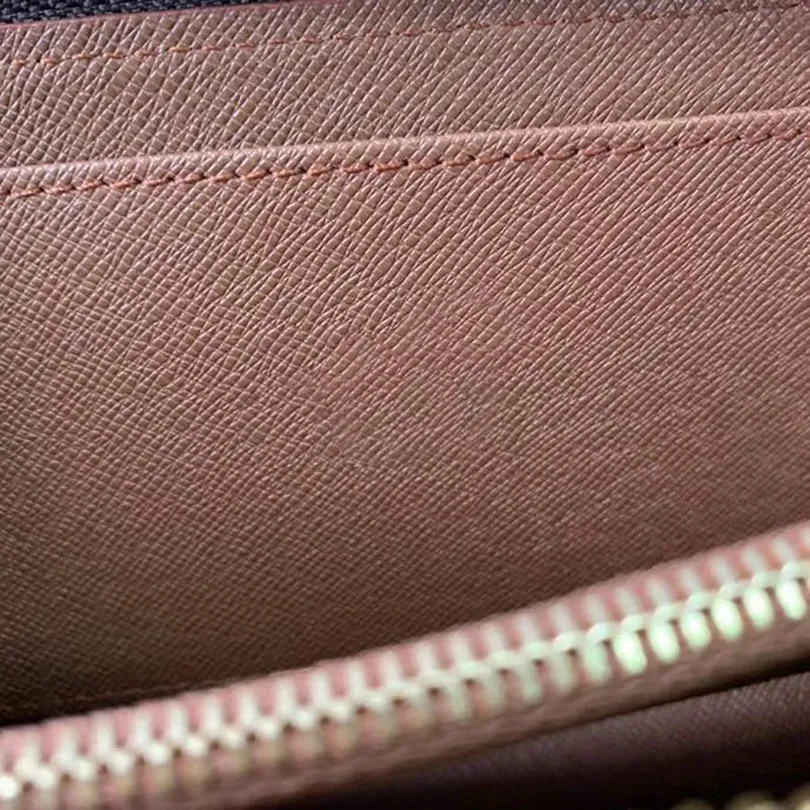 M61723 ZIPPY Длинный кошелек с двойной молнией, мужские классические кожаные кошельки для уличной сумки для монет, модные женские клатчи, сумки, держатель для карт pur242V