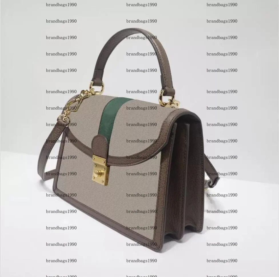 Hele high-end designer tas womanbag mode handtas crossbody tassen klassiek patroon lederen retro tote308L