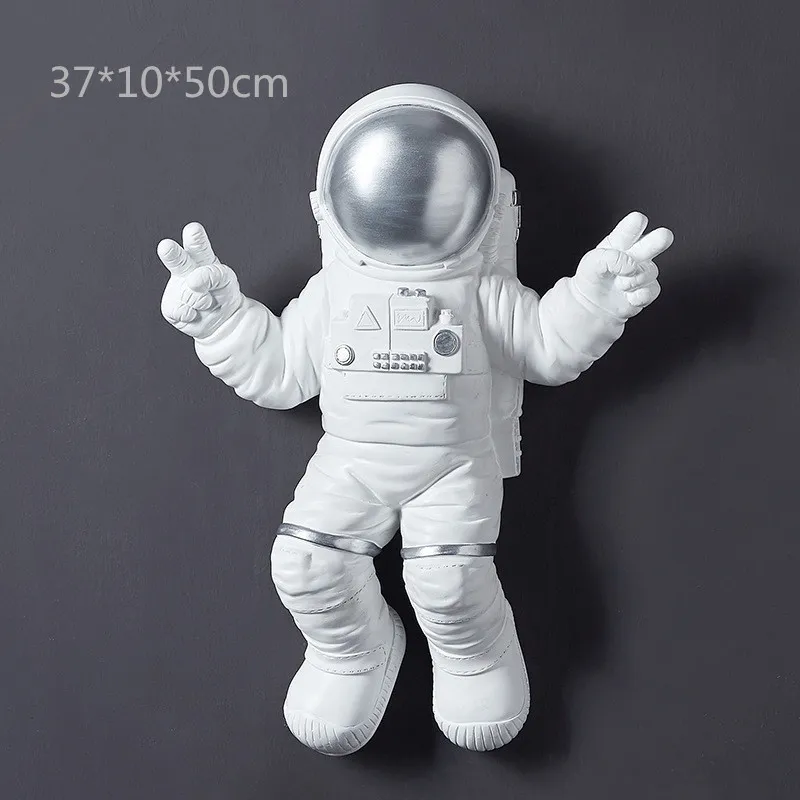 MGTヨーロッパ独創性宇宙宇宙飛行士樹脂モダンホームエルウォールハンギングアートアートデコレーションクラフト装飾像2103969910
