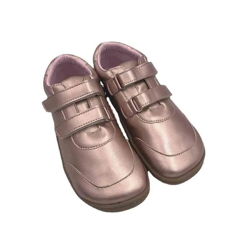 Tipsietoes SKINNY ANKLE - UZKY KOTNIK Autunno Scarpe in vera pelle ragazze e ragazzi Sneaker a piedi nudi bambini 220115