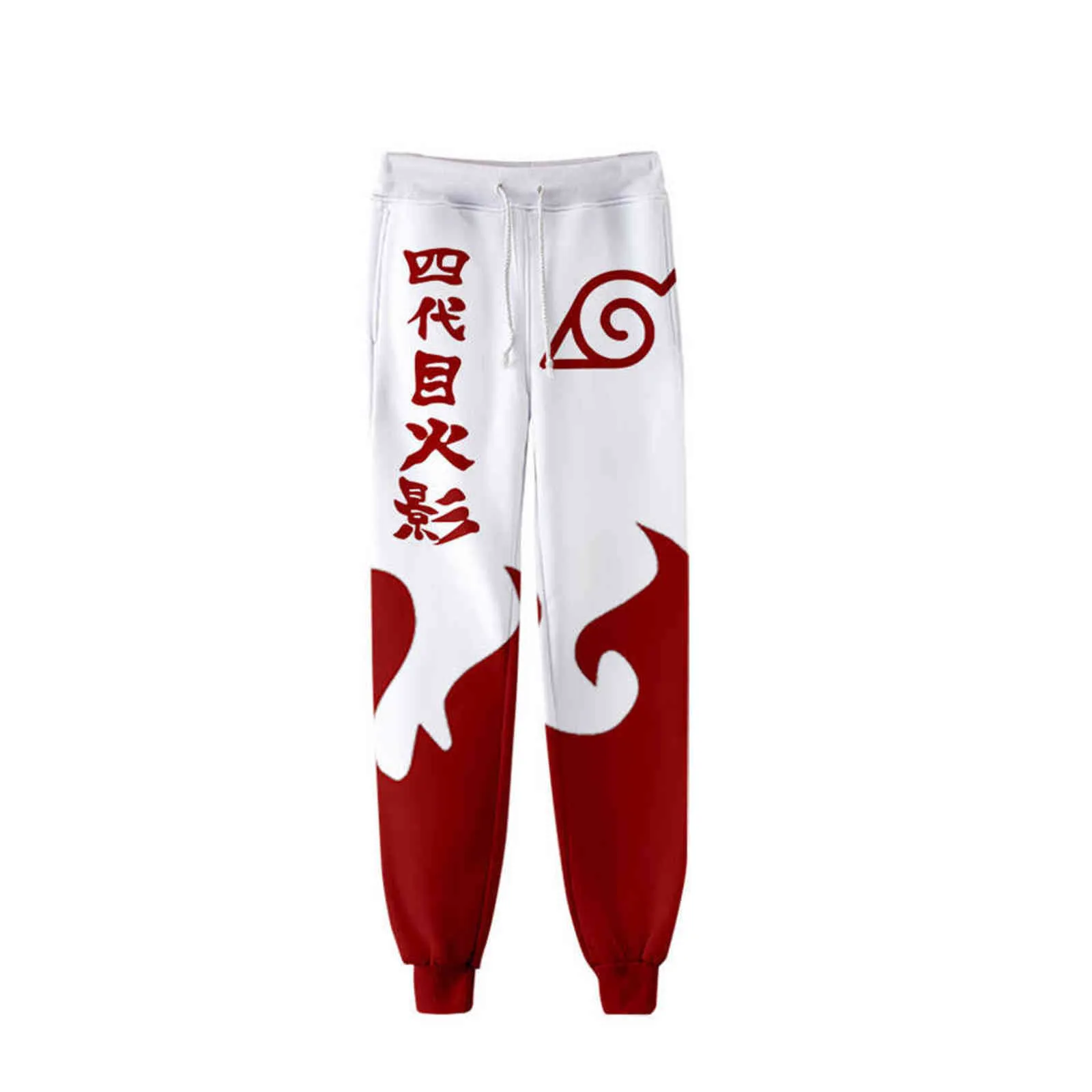 Mode 3D Imprimer Unisexe Anime Sasuke / Kakashi Pantalons de survêtement Pantalons de jogging Pantalons Hommes / Vêtements pour femmes Hip Hop Pantalon de survêtement Y211115