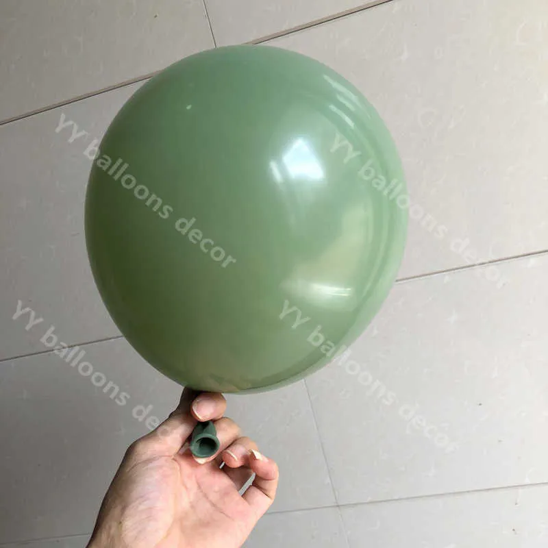 Baby Shower Balloon Garland Arch Kit 12Ft RETRO Palloncini in lattice oro bianco verde Confezione decorazioni feste di compleanno Supplie 210626