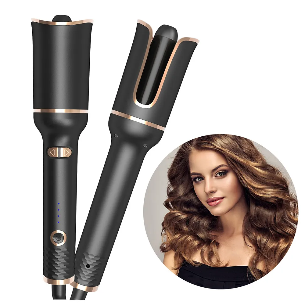 Automatisk professionell järn roterande luft curler för krullar vågor keramik lockigt hår waver styler curling wand