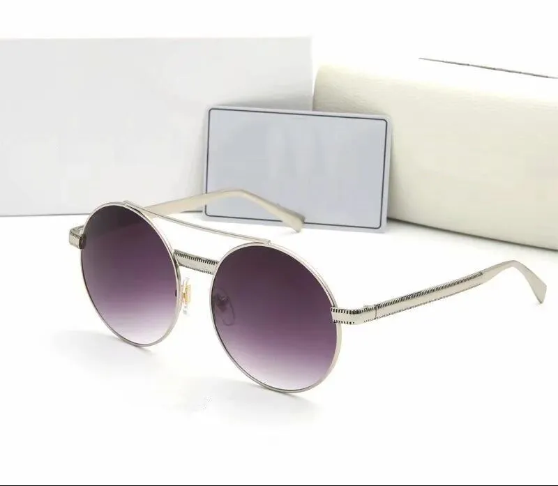 Klasyczny projektant w stylu metalowym 2210 Okulary przeciwsłoneczne dla mężczyzn i kobiet z dekoracyjnymi szkieletami neutralnymi 2020