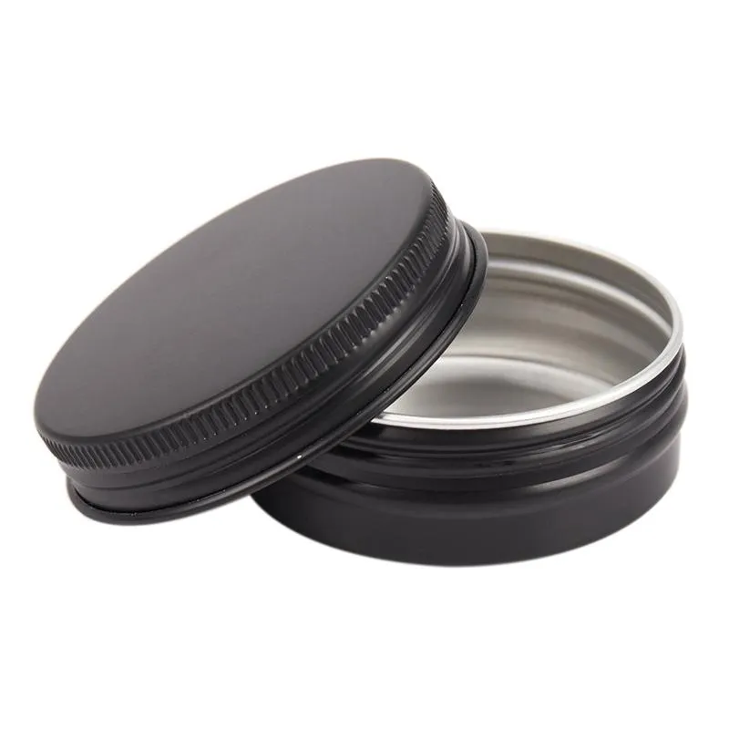 Opbergdozen Bakken Aluminium Tin - 80 Pack 1Oz 30G Ronde Metalen Container Schroefdop Cosmetische Monstercontainers Kaarsenblikken189t