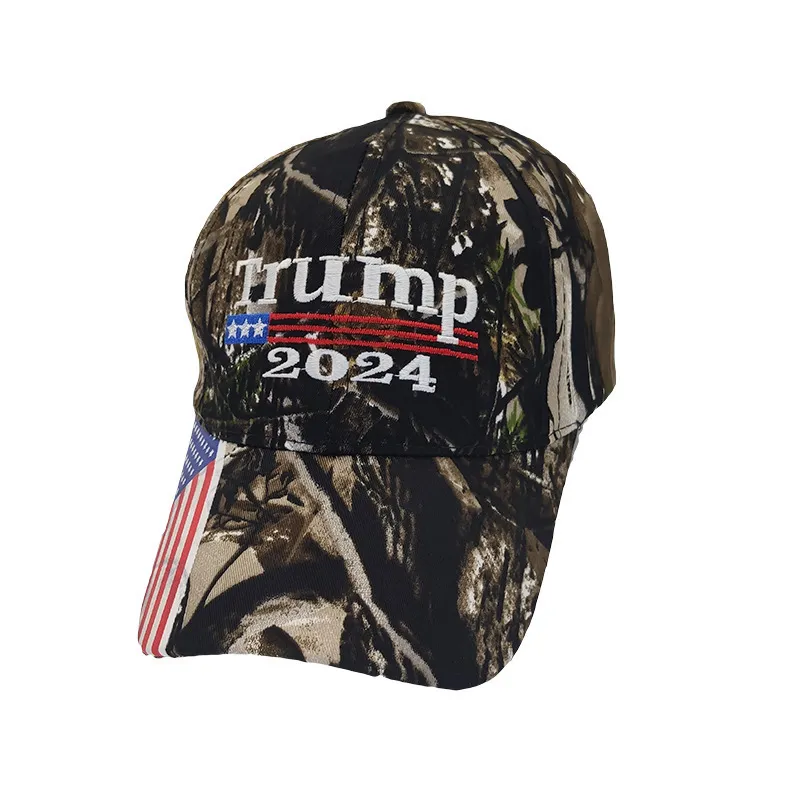 dhl Camouflage Trump 2024 Ball Hat Women Mens Designers Snapback Baseball Caps Anti Biden US Flag Maga Summer Sun Visor G33J1078010