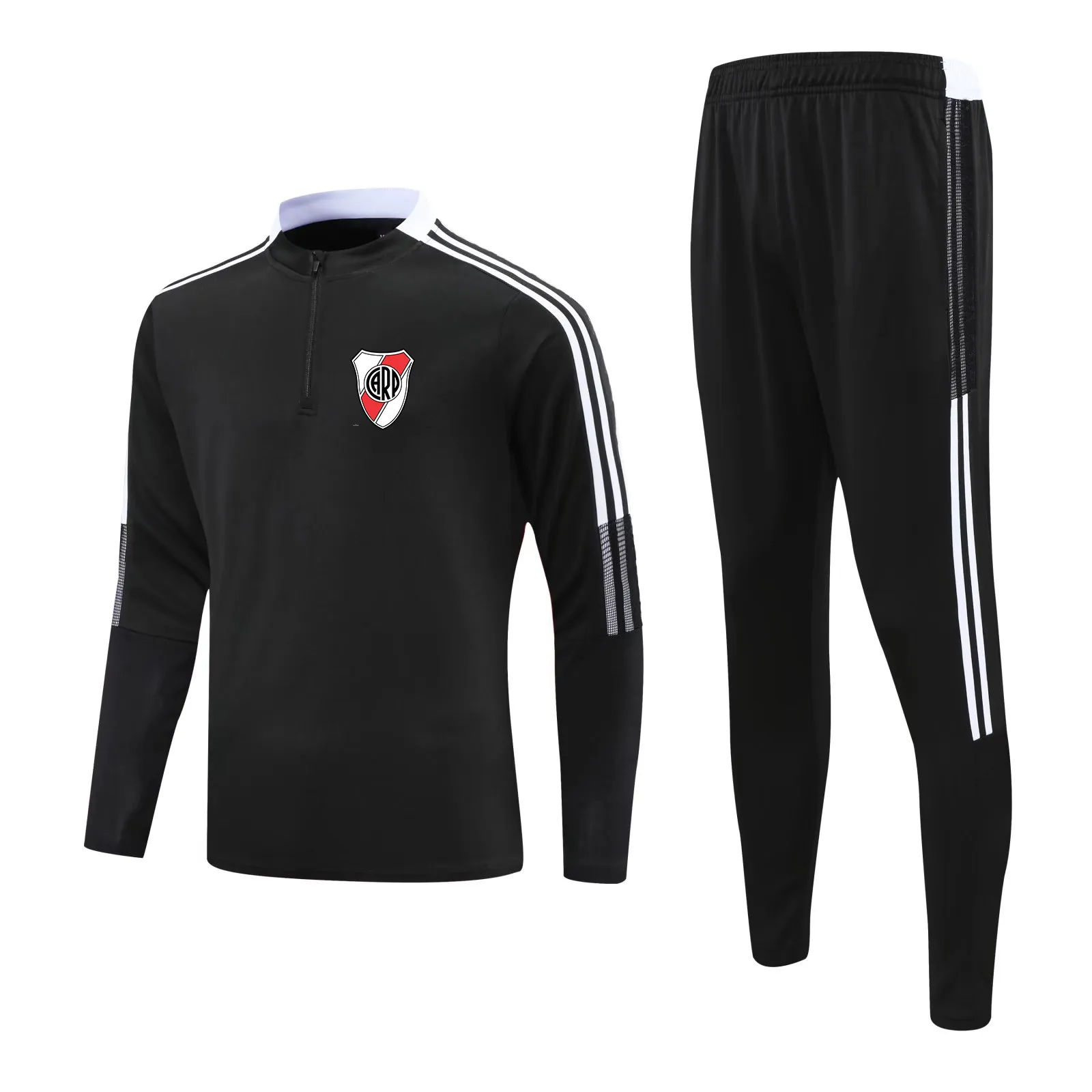 Club Atletico River Plate Soccer Adult Tracksuit Training Suit Football Jacket Kit Track Passing Kids Running Set Logo Customize268s