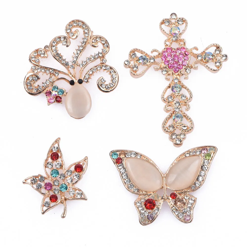 신발 부품 액세서리 금속 매력 브랜드 신발 디자이너 액세서리 Croc Bling Butterfly Jibz 선물 Clog 이탈 Charm Q0618