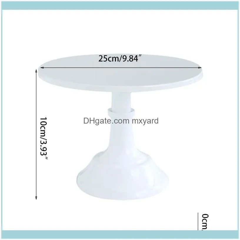 Round Pedestal Dessert Table High Tray Cake Stand Holder Cupcake Display Rack L5YE Other Festive & Party Supplies