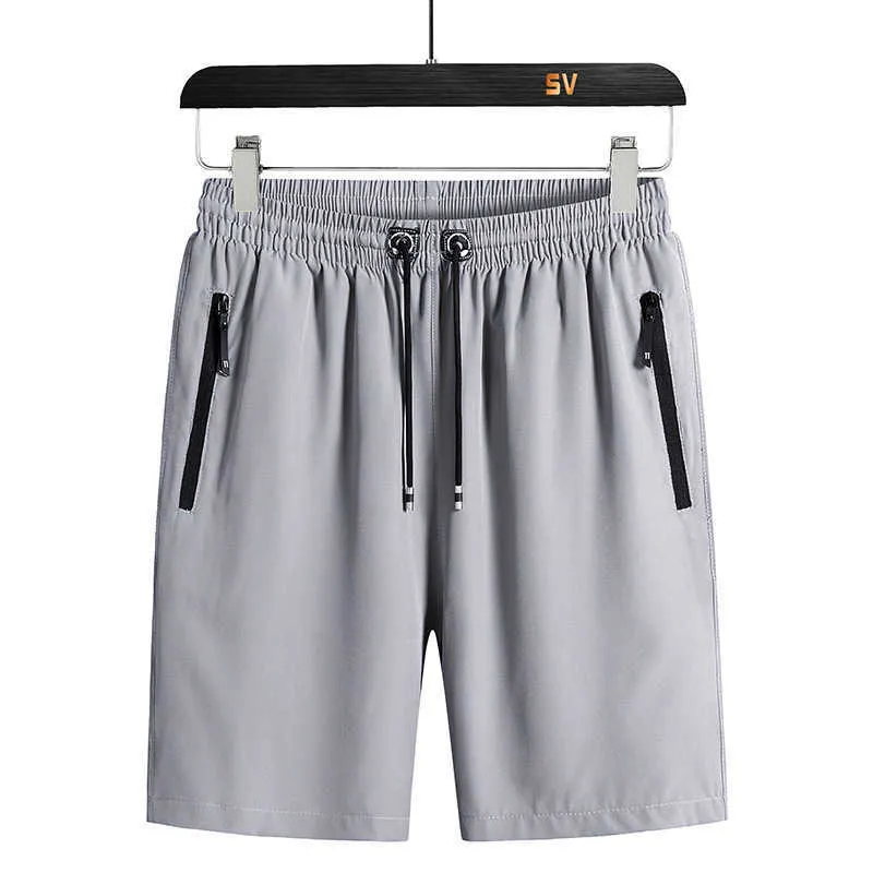 2021 Summer Waterproof Shorts Men Quick Drying Cool Down Sweatpants Plus Size 5XL 6XL 7XL 8XL X0705