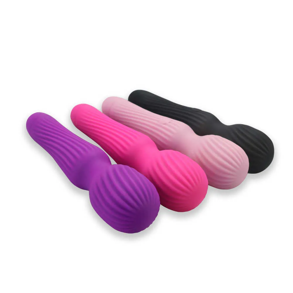 Gwintowane małe produkty erotyczne wibratorów AV seksualne zabawki dla kobiet dorosłych łechtaczki analizę globu żeńskie dildo towary intymne 210618956630