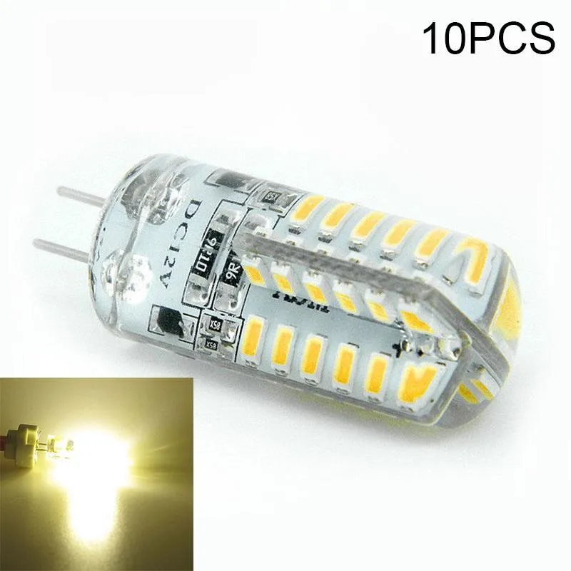 10st G4 5W LED -lätt majs glödlampa DC12V Energibesparande hemdekorationslampa HY99 glödlampor249z
