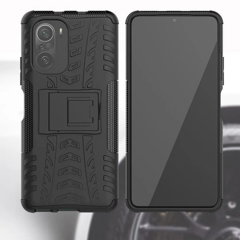 Tillbaka Cover Fodral för Xiaomi Poco F3, robust hybridgummislock, stötsäker för RedMi K40 Pro Plus Not 9T 5G 9 Effekt