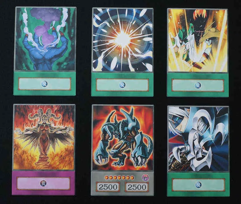 Evil HERO Archetype Series Anime Style Cards Yugioh GX Dark Jaden Yuki Deck SP King Evil Judai Token YGO Orica G220311