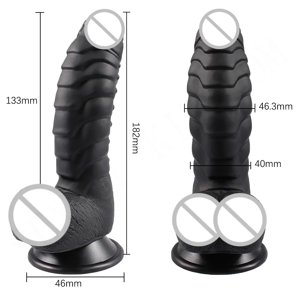 Massage Huge Big Realistic Dildo Soft Material Penis Suction Cup Cock Vagina Masturbator Sex Toys for Woman Strapon Female Masturbation