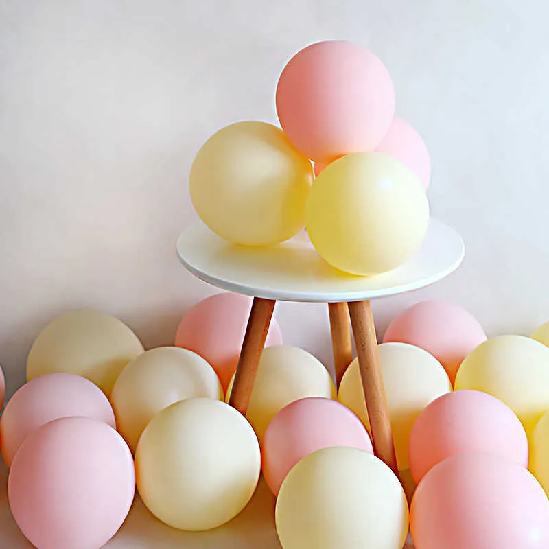 Balão de festa de unicórnio 10 polegadas macaron cor de látex decoração de casamento festa de aniversário do bebê balão de decoração do dia dos namorados Y0622
